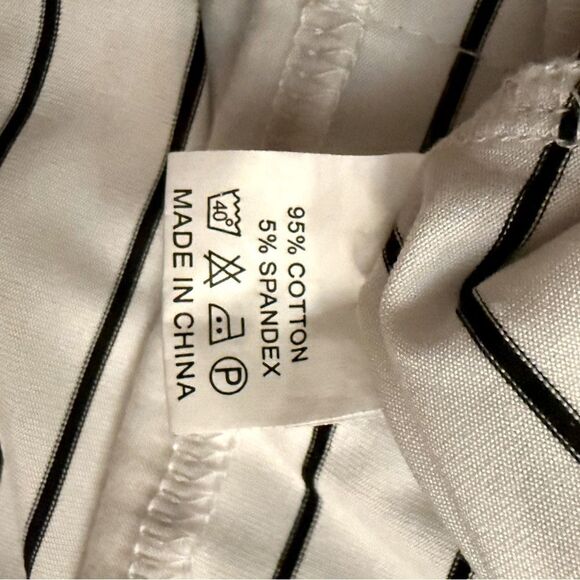 Sherosa Navy and white long sleeved tunic boho with lace detail M - Picture 11 of 11